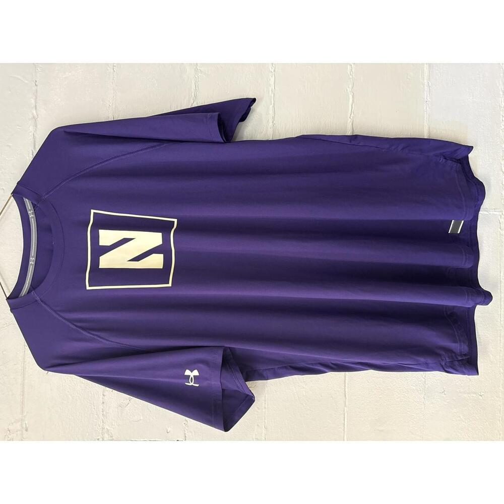 Under Armour Northwestern Wildcats purple stretch t-shirt M